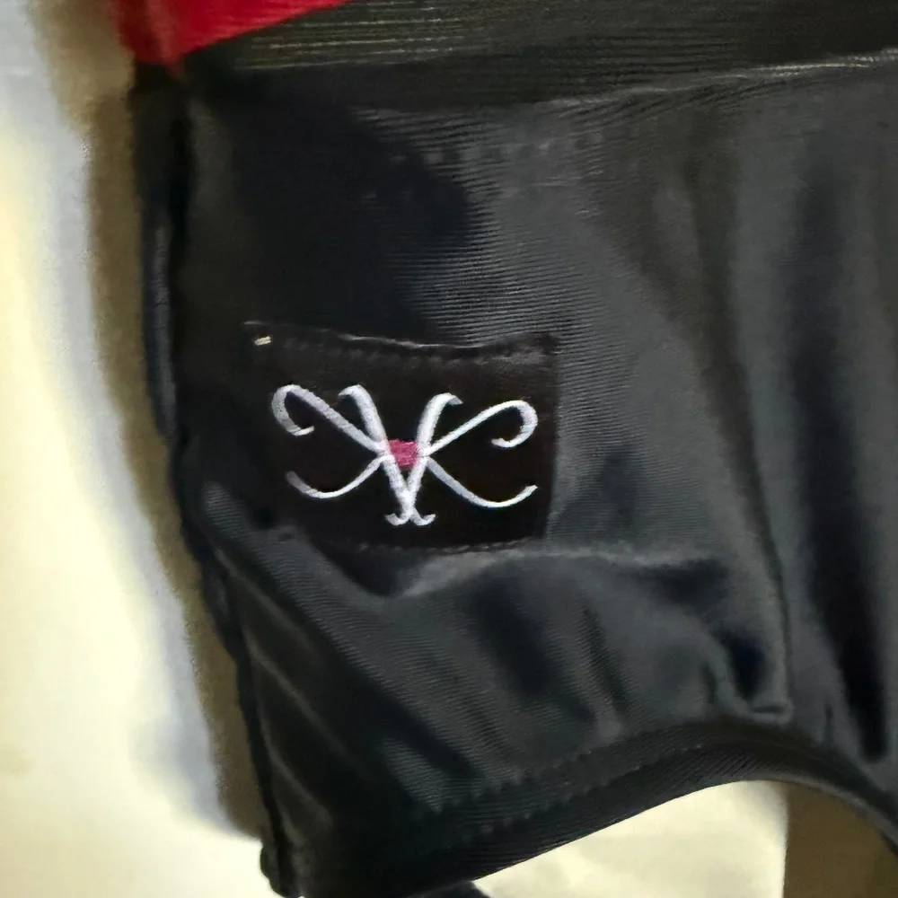 NWT Kandi Kouture Leotard Size Teen TS 3/5‎ Black Red